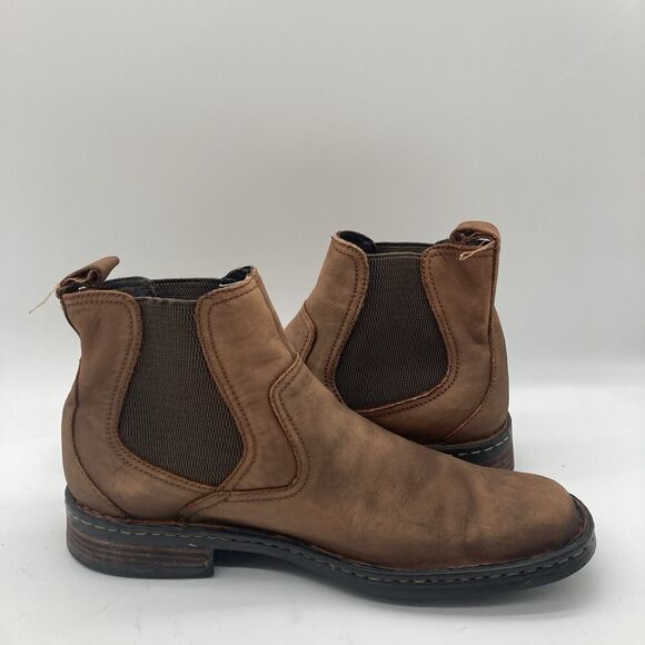 Mens Size 9 Born Hemlock Brown Leather Chelsea Casual Boots $109.99 MSRP - Picture 6 of 11